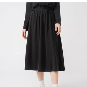 Grana silk full skirt, S